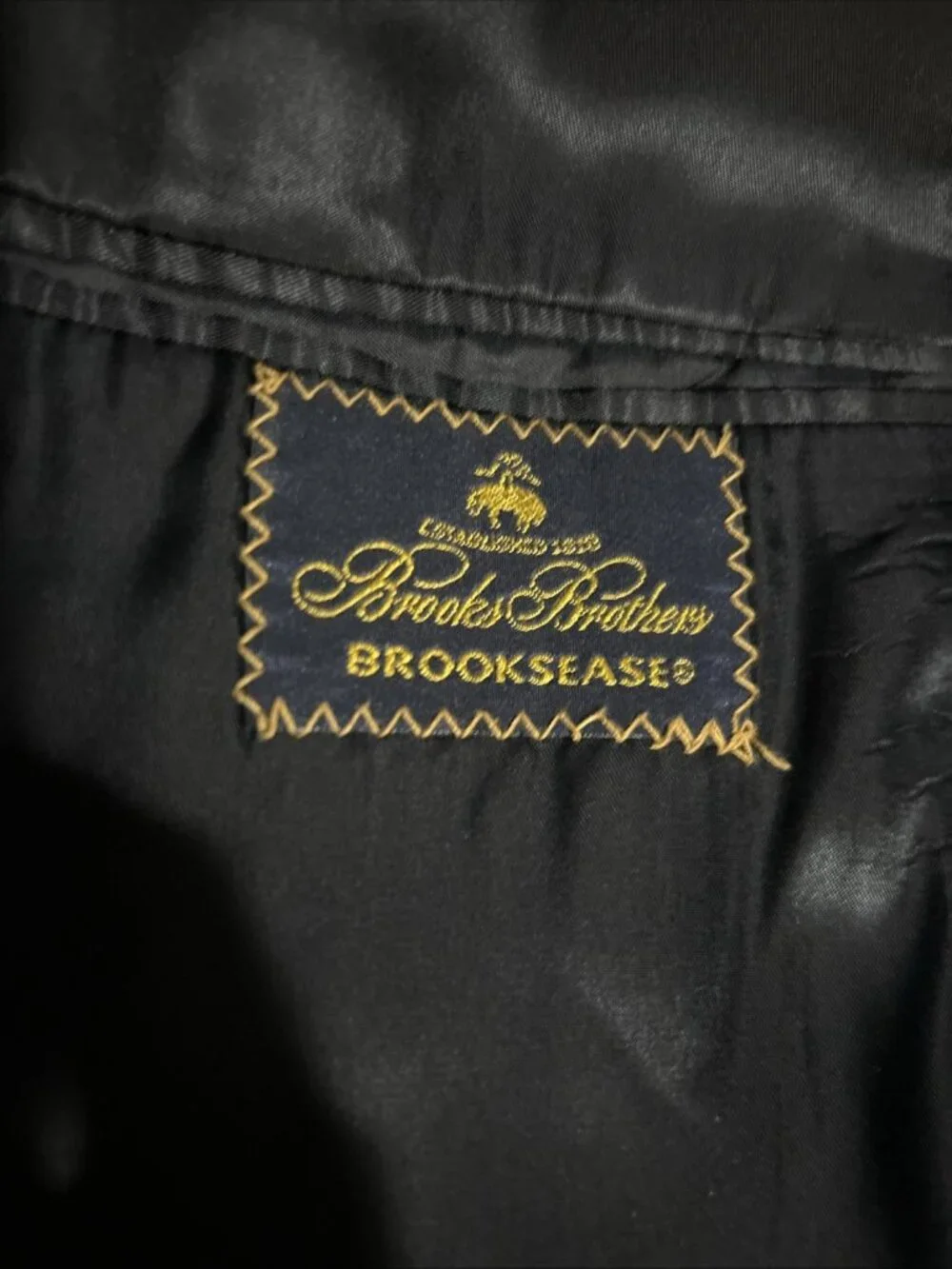 Brooks Brothers Tuxedo Jacket Mens 45R Brooksease Black One-Button Classic USA
